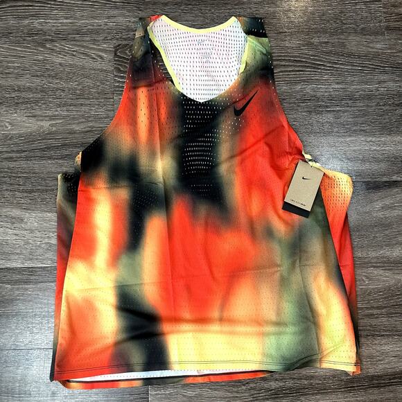 Nike AeroSwift Elite Entry ADV Running Tank Top Singlet Men's XXL HJ3380-736 - Picture 1 of 3